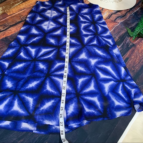 Calvin Klein Royal Blue/White print Dress - Picture 8 of 11